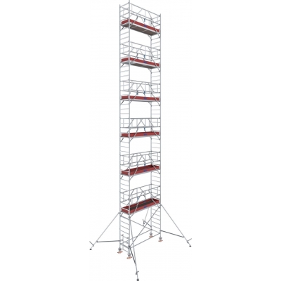 Rusztowanie aluminiowe Krause Stabilo 1000 (0,75x2,50m) wys. rob. 14,30m
