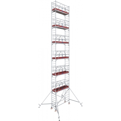 Rusztowanie aluminiowe Krause Stabilo 1000 (0,75x2,50m) wys. rob. 14,30m