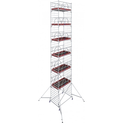 Rusztowanie aluminiowe Krause Stabilo 50 (1,50x2,50m) wys. rob. 14,40m