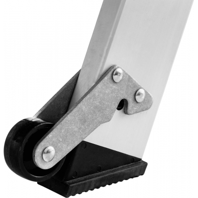 Schodki aluminiowe składane Krause Stabilo z poręczą 4 st. (wys. rob. 2,90m)