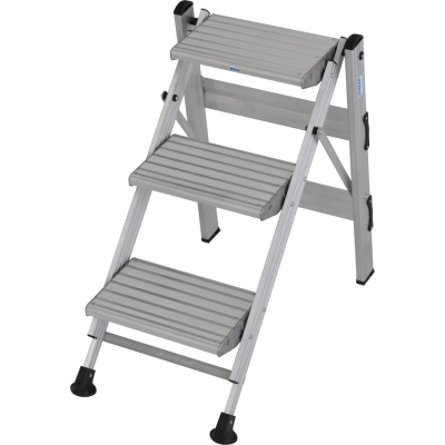 Schodki aluminiowe składane Krause Stabilo 3 st. (wys. rob. 2,75 m)