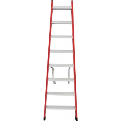Drabina dwustronna Krause 2x8 stopnie (wys. rob. 3,30m)