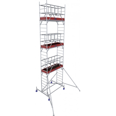Rusztowanie aluminiowe Krause ProTec (0,70x2,00m) wys. rob. 8,30m