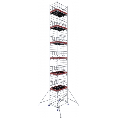 Rusztowanie aluminiowe Krause ProTec XXL (1,35x2,00m) wys. rob. 14,30m