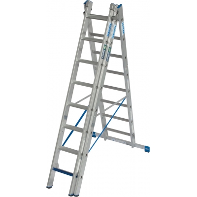 Drabina aluminiowa Krause Stabilo TRBS 3x8 wielofunkcyjna (wys. rob. 5,95m)
