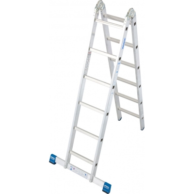 Drabina Krause Stabilo 2x6 szczebli dwustronna przegubowa (wys. rob. 4,40m)