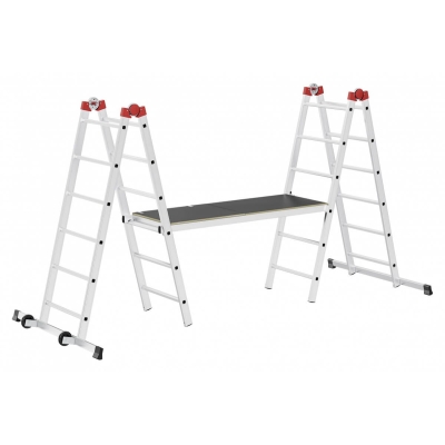 Aluminiowe rusztowanie wielofunkcyjne Hailo G60 (wys. rob. 4,33 m)