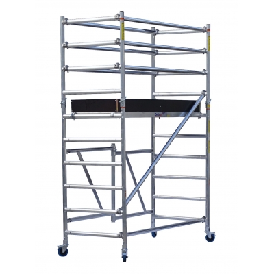 Rusztowanie składane aluminiowe Drabex RS-1100R (0,65x2,05m) wys. rob. 3,74m (Moduł I + II)