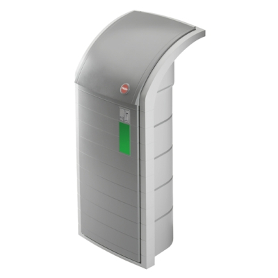 Kosz na śmieci, odpady HAILO ProfiLine WSB design XXXL - Szary 120L
