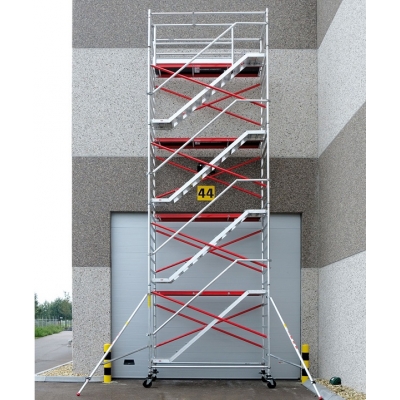 Rusztowanie aluminiowe Altrex 5300 (1,35x2,45m) wys. rob. 8,20m pomost Fiber-deck®