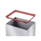 Kosz na śmieci, odpady Big-Box Swing L - Srebrny 35L