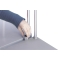 Kosz na śmieci, odpady HAILO ProfiLine MSS XXXL - Aluminium 120L
