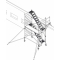 Rusztowanie aluminiowe Altrex 5300 (1,35x2,45m) wys. rob. 12,20m pomost Fiber-deck®