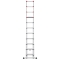 Drabina aluminiowa teleskopowa 1x11 Hailo T100 FlexLine (wys. rob. 4,20m)