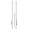 Drabina aluminiowa 3x9 Hailo HobbyStep combi (wys. rob. 6,50m)