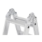 Drabina aluminiowa wielofunkcyjna HAILO Master M100 4x4 (wys. rob 4,59m)