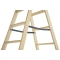 Drabina drewniana HAILO Master H80 2x8 st (wys. rob. 3,59m)