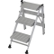 Schodki aluminiowe składane Krause Stabilo 3 st. (wys. rob. 2,75 m)
