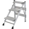 Schodki aluminiowe składane Krause Stabilo 3 st. (wys. rob. 2,75 m)