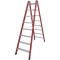 Drabina dwustronna Krause 2x8 stopnie (wys. rob. 3,30m)