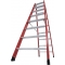Drabina dwustronna Krause 2x8 stopnie (wys. rob. 3,30m)