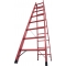 Drabina dwustronna Krause 2x8 szczebli (wys. rob. 3,55m)