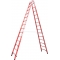 Drabina dwustronna Krause 2x14 szczebli (wys. rob. 5,20m)