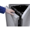 Kosz na śmieci, odpady HAILO ProfiLine WSB design plus XXXL - Szary 120L