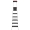 Drabina jednostronna aluminiowa HAILO L100 TopLine 6 st (wys. rob. 3,28m)