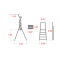 Drabina Faraone Domus 6 st. (wys. rob. 3,31m)