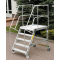Schody magazynowe jezdne Drabex 7 st. (wys. rob. 3,92m) 60°, szer. 1,00m